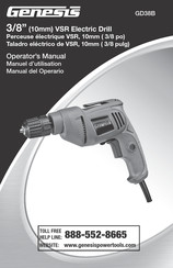 Genesis GD38B Operator's Manual
