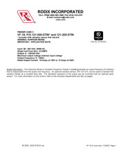 Rodix FEEDER CUBE VF-18 Manual