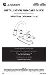 Glacier bay 67513W-6B04 Installation And Care Manual