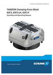 SCHUNK TANDEM KSF3 100-Z Assembly And Operating Manual
