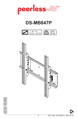 peerless-AV DS-MB647P Instructions Manual