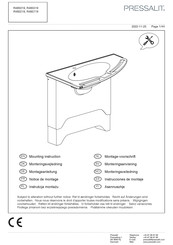 Pressalit R485219000 Mounting Instruction