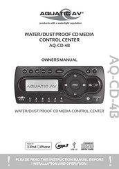 Aquatic AQ-CD-4B Owner's Manual