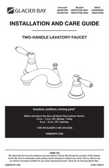 Glacier bay 1003015408 Installation And Care Manual