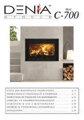 DENIA C-700 Usage And Maintenance Instructions