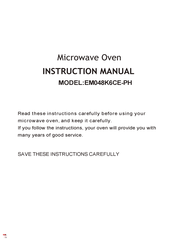 Midea EM048K6CE-PH Instruction Manual