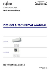 Fujitsu ASUG09LZBS Design & Technical Manual
