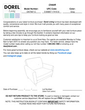 Dorel Living DA7567-C Manual