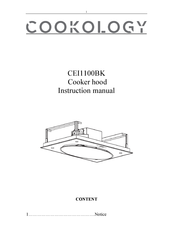 Cookology CEI1100BK Instruction Manual