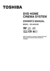 Toshiba SD-44HKSB Owner's Manual