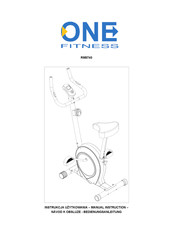 ONE FITNESS RM8740 Manual Instruction