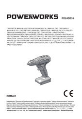 Power works DDM401 Operator's Manual