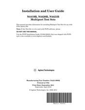 Agilent Technologies N4421B Installation And User Manual
