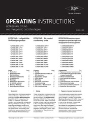 Bitzer ECOSTAR LHV5E/4FE-5.F1Y Operating Instructions Manual