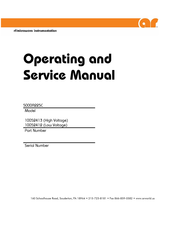 Ar 5000A225C Operating And Service Manual