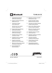 EINHELL TC-MG 250 CE Original Operating Instructions