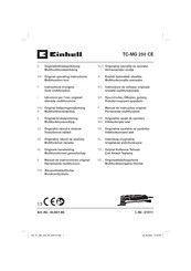 EINHELL TC-MG 250 CE Original Operating Instructions