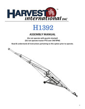 HARVEST H1392 Assembly Manual