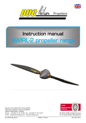 DUC Hélices SWIRL-2 Instruction Manual