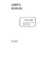 Protech ProX-1695 User Manual