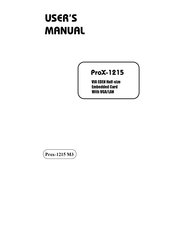 protech ProX-1215 User Manual