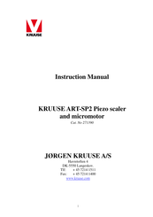 KRUUSE 271390 Instruction Manual