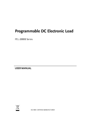 Good Will Instrument PEL-2000B Series User Manual