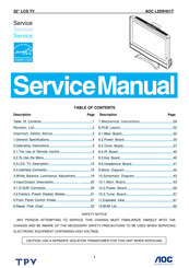 AOC L20W451T Service Manual