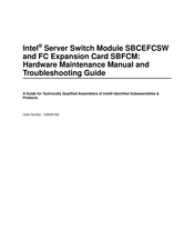 Intel SBFCM Hardware Maintenance Manual