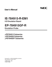 NEC IE-784915-R-EM1 User Manual