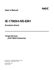 NEC IE-178054-NS-EM1 User Manual
