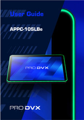 Pro DVX APPC-10SLBe User Manual