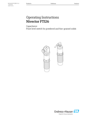 Endress+Hauser Nivector FTI26 Operating Instructions Manual