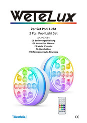 Westfalia Wetelux 96 76 84 Instruction Manual