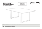 Jason.l Quadro Loop Boardroom table Assembly Instructions Manual