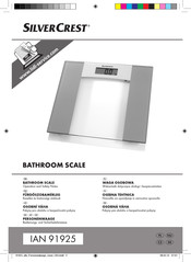 Silvercrest Bathroom Scale Operation And Safety Notes