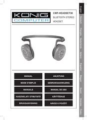 Konig CMP-HEADSET30 Manual