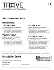 Altronix TROVE T1CVK34D Installation Manual