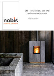 Nobis UNICA 10 V Instructions For Installation, Use And Maintenance Manual