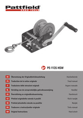 Pattfield Ergo Tools PE-1134 HSW Original Instructions Manual