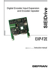 gefran SIEIDrive EXP-F2E Instruction Manual