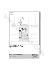 Grohe Blue Pure 31087 Installation Manual