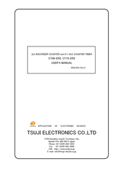 TSUJI ELECTRONICS CT16-ER2 User Manual