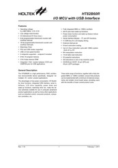 Holtek HT82B60R Manual