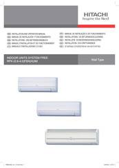 Hitachi RPKFSNH3M Installation And Operation Manual