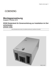 CORNING EDGE-CZB Installation Instruction