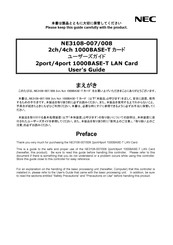 NEC NE3108-008 User Manual