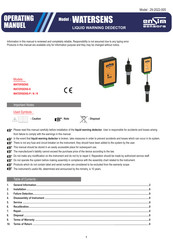 ENSIM SENSORS WATERSENS-R Operating Manual