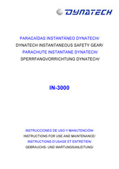 Dynatech IN-3000 Instructions For Use And Maintenance Manual