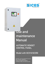 Sices GC350 Use And Maintenance Manual